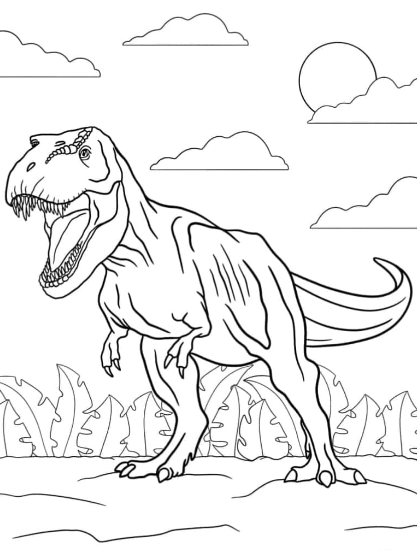 Coloriage Jurassic World Univers Prehistorique Plein De Couleurs