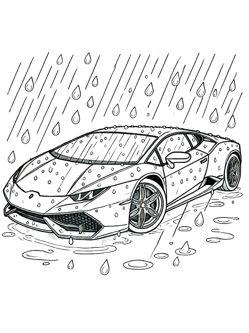 Coloriage Lamborghini Imaginez Votre Voiture De Reve