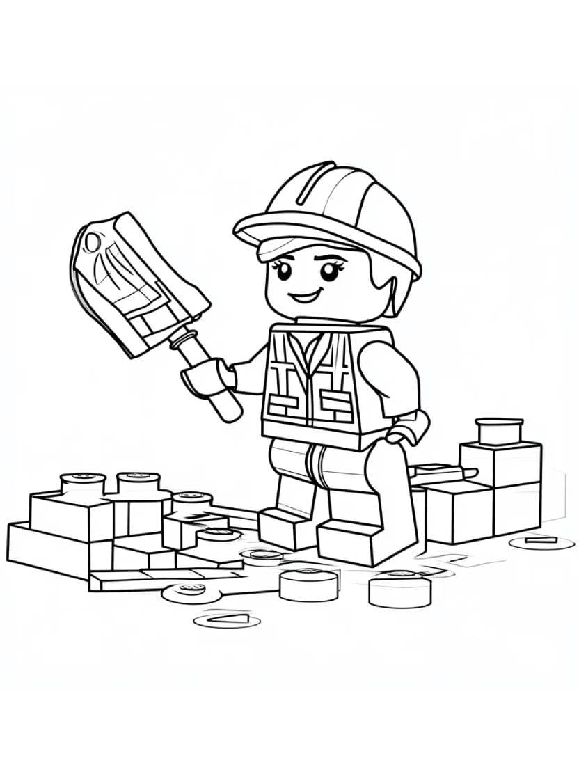 Coloriage Lego Blocs Couleurs Pour Fans De Jeux