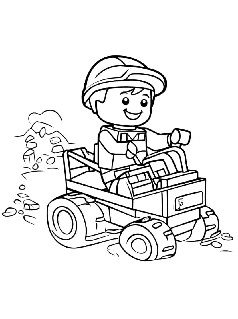 Coloriage Lego Couleurs Vivantes Pour Creer Son Monde