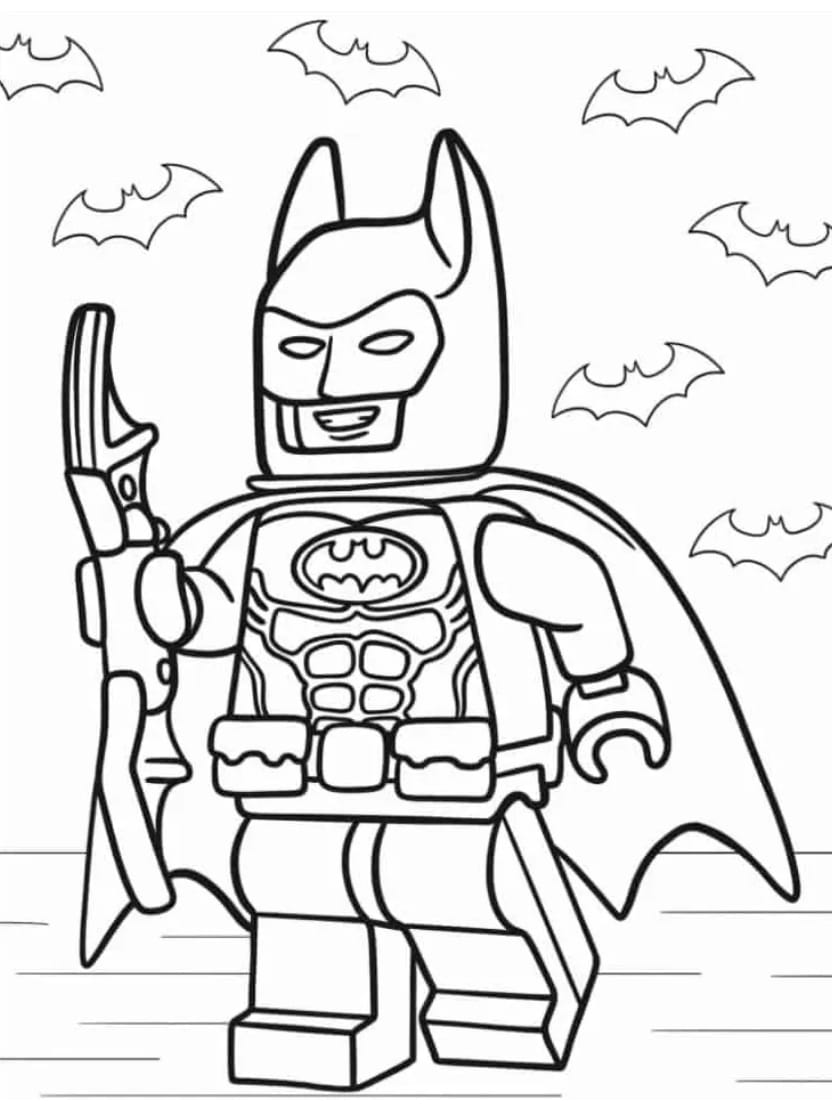 Coloriage Lego Creer Un Univers D Inspiration Ludique