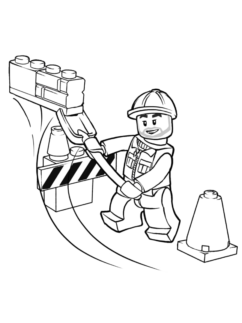 Coloriage Lego Dessins A Imprimer Pour Jouer