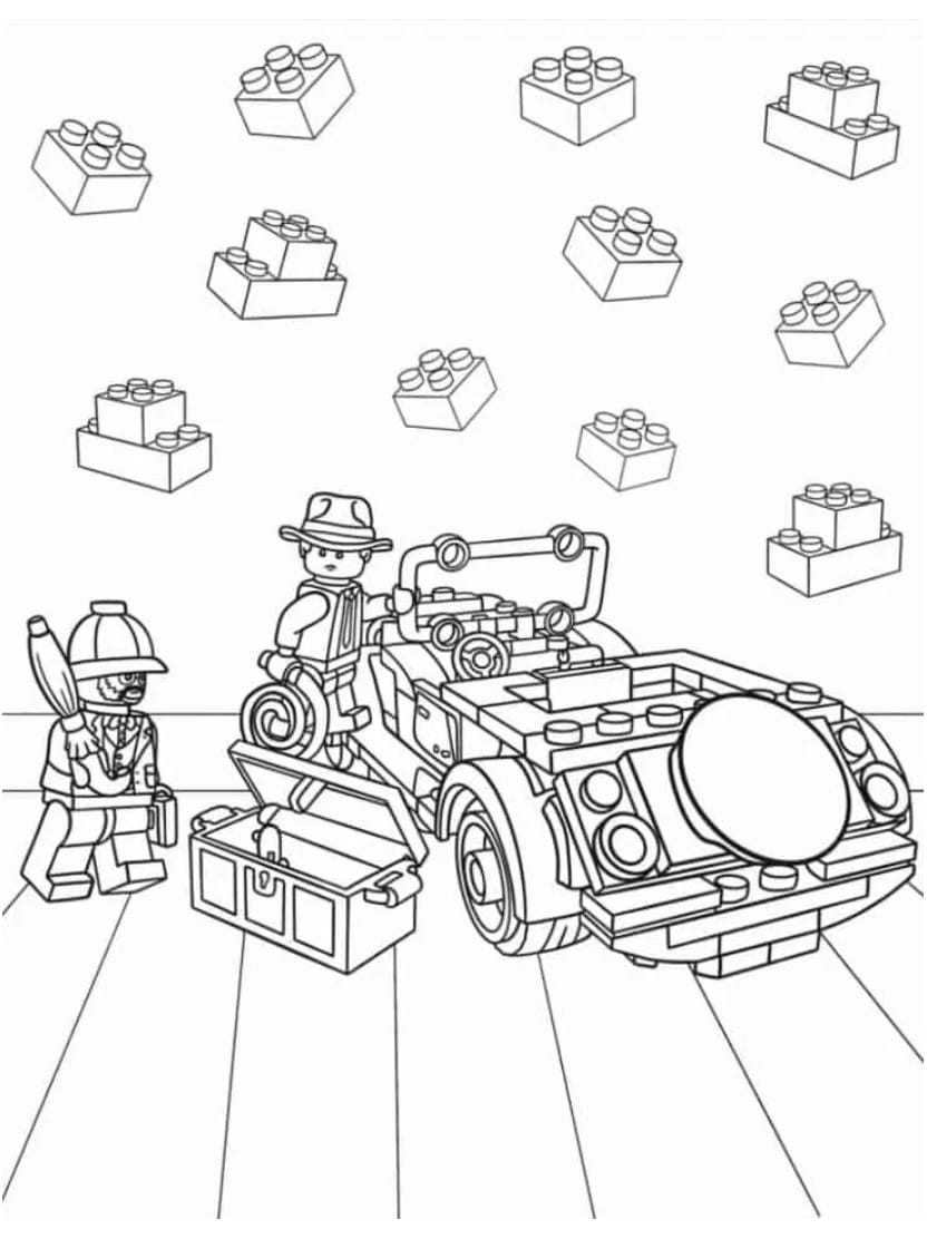 Coloriage Lego Dessins Sympathiques Pour Imaginer