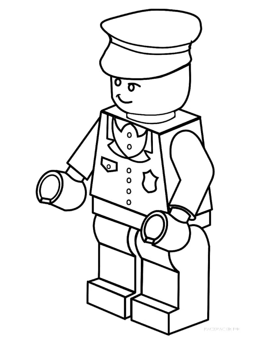 Coloriage Lego Figures Couleur Pour Jeux Interactifs