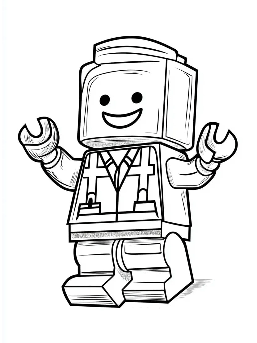 Coloriage Lego Personnages Uniques Et Eclatants