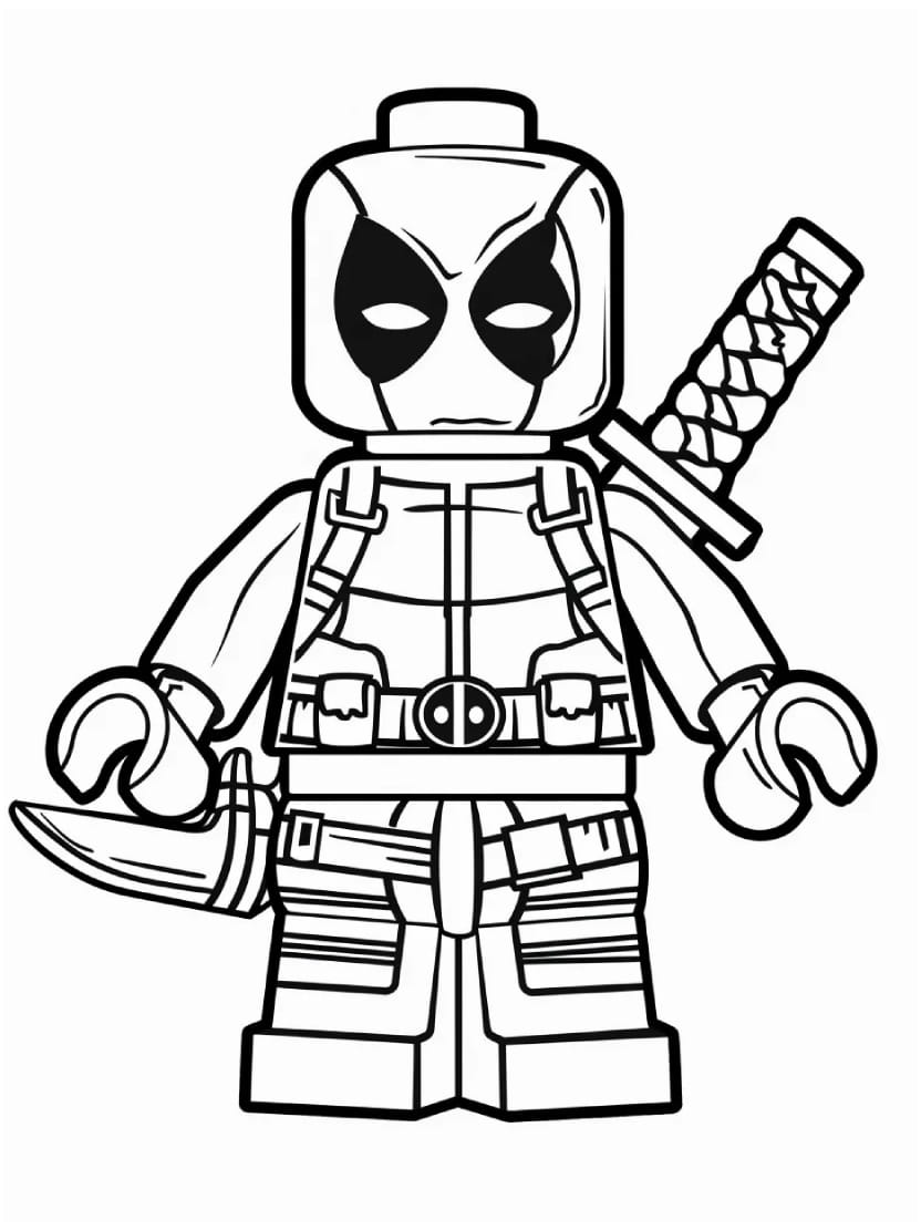 Coloriage Lego Pour Un Temps De Loisir Creatif