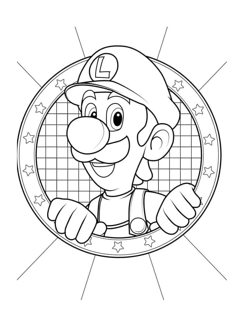 Coloriage Luigi Pour Enfants