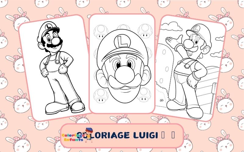 Coloriage Luigi