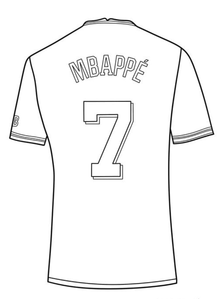 Coloriage Mbappe Une Inspiration Pour Les Jeunes Joueurs