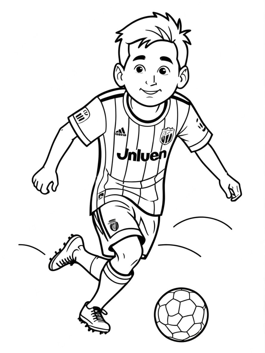 Coloriage Messi Un Illustration De Son Impact Sur Le Foot