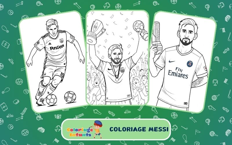 Coloriage Messi