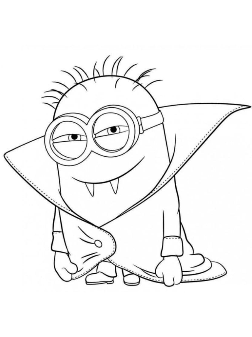 Coloriage Minion Gratuit