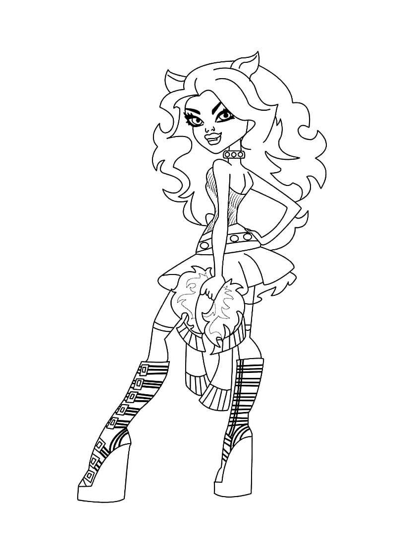 Coloriage Monster High Gracieuse