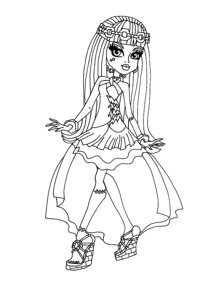 Coloriage Monster High Gratuit Pour Enfant