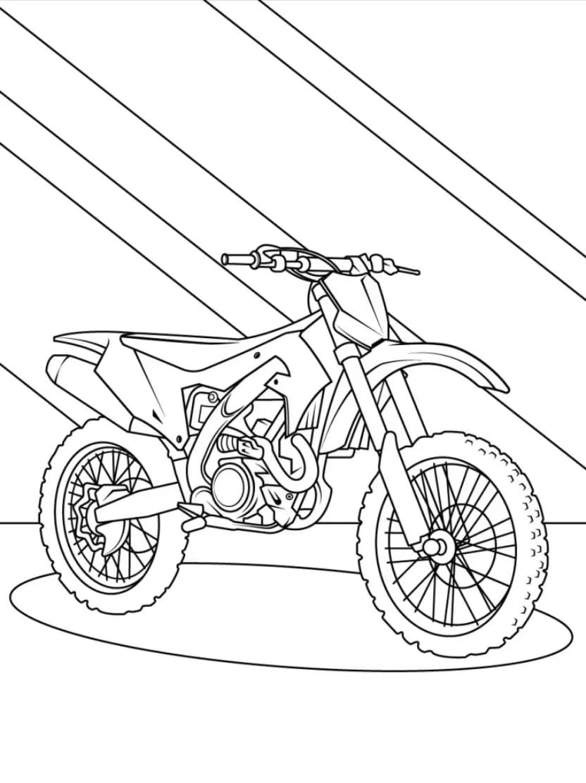 Coloriage Moto A Imprimer Et Colorier Pour Les Jeunes