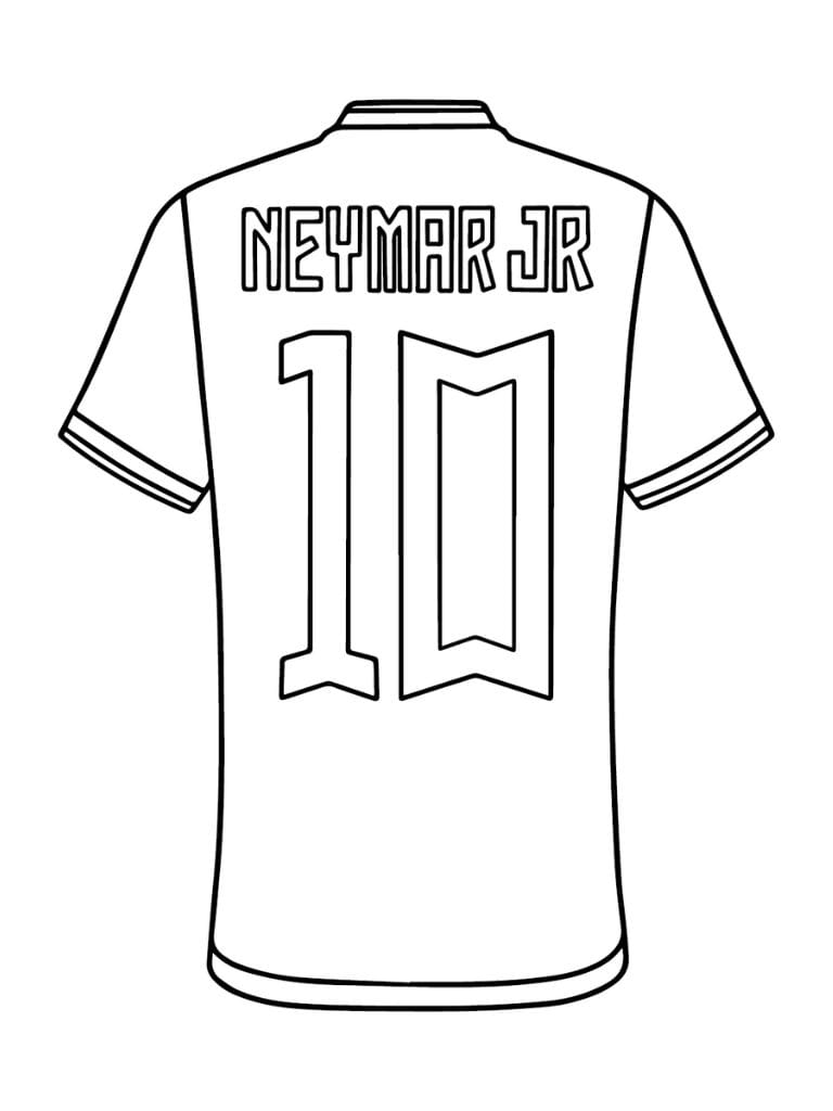 Coloriage Neymar Pour Les Fans De Football Et De Creation