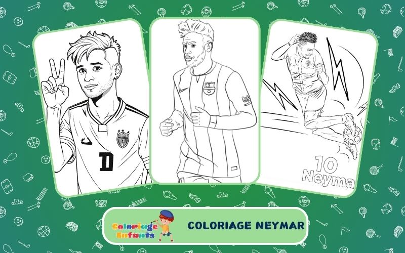 Coloriage Neymar