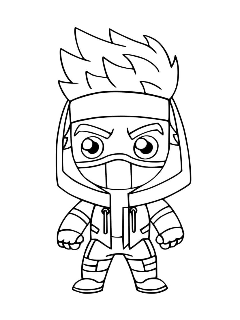 Coloriage Ninja Beau