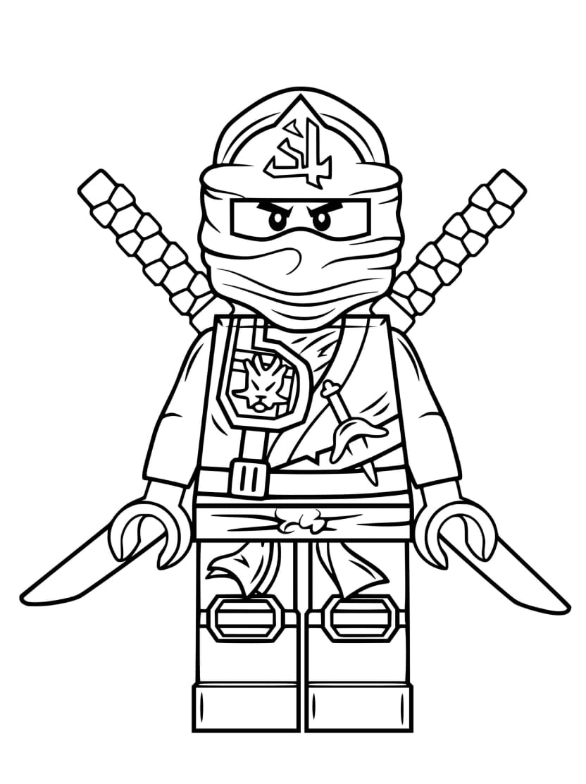 Coloriage Ninja Lego