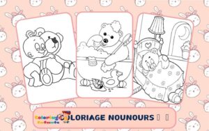 Coloriage Nounours