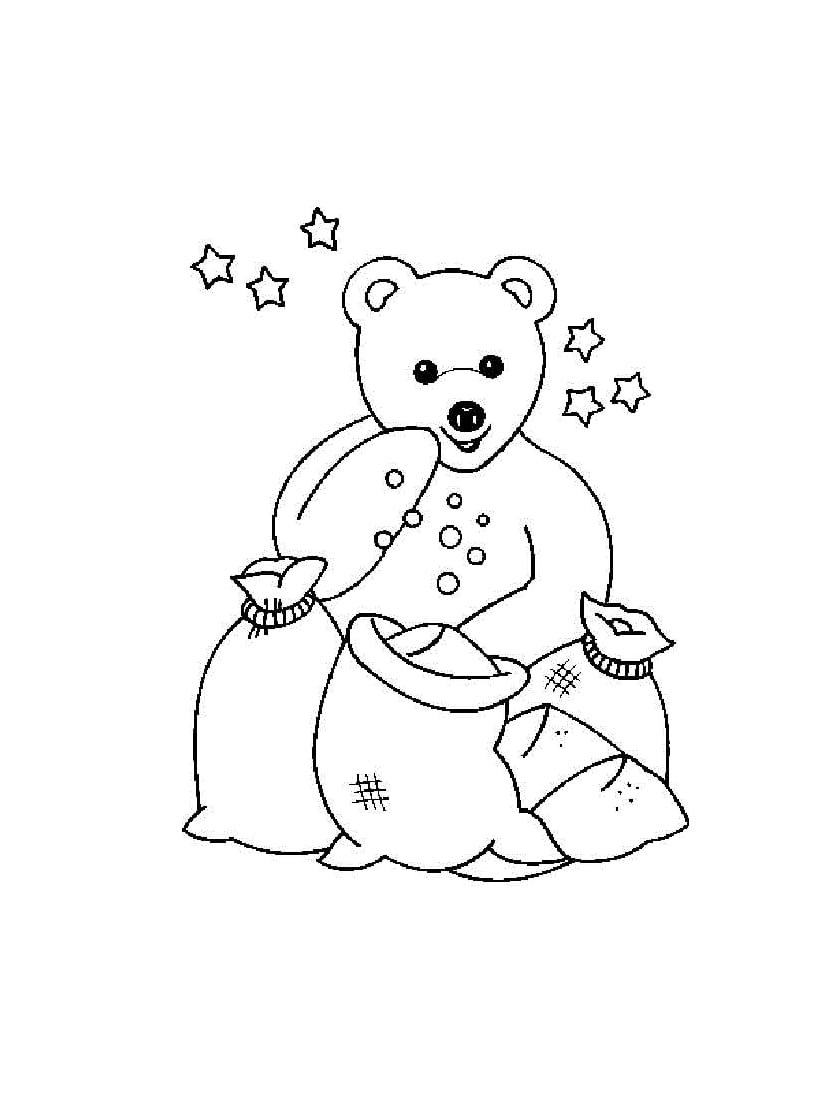 Coloriage Nounours Gratuit