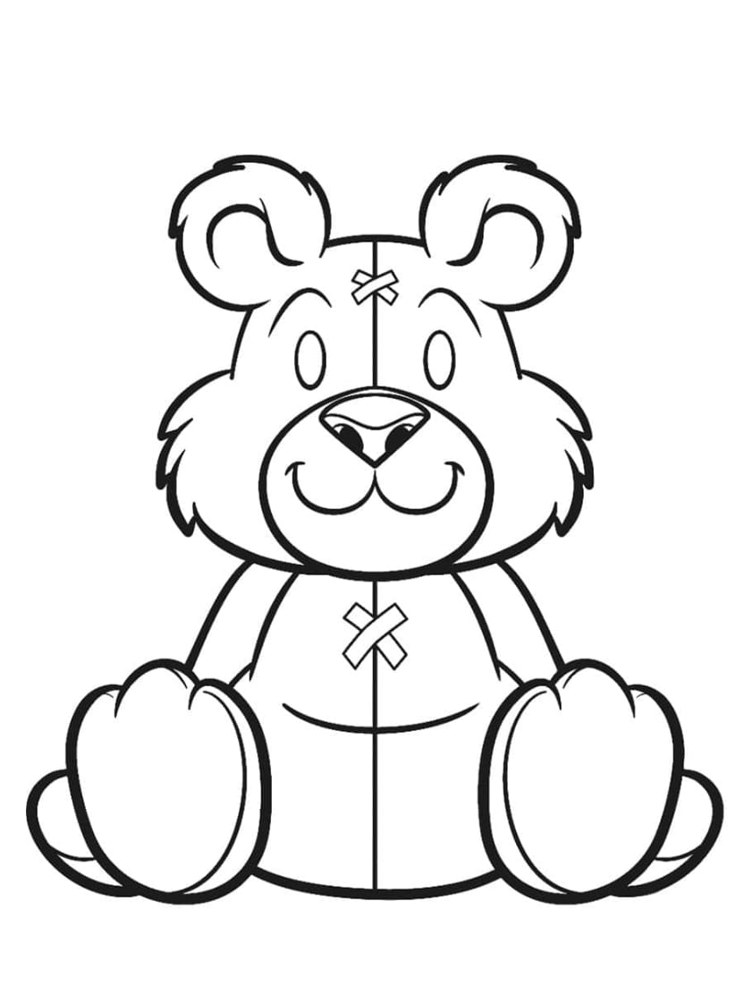 Coloriage Nounours Pour Enfant