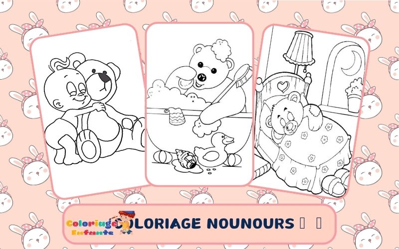 Coloriage Nounours