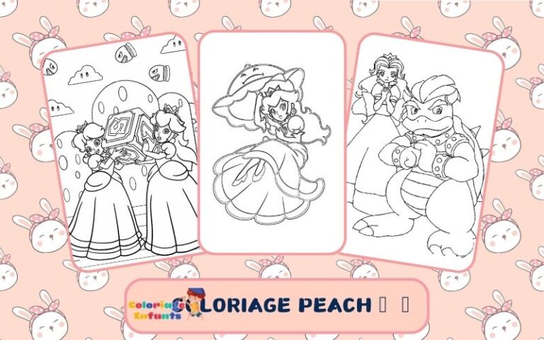 Coloriage Peach