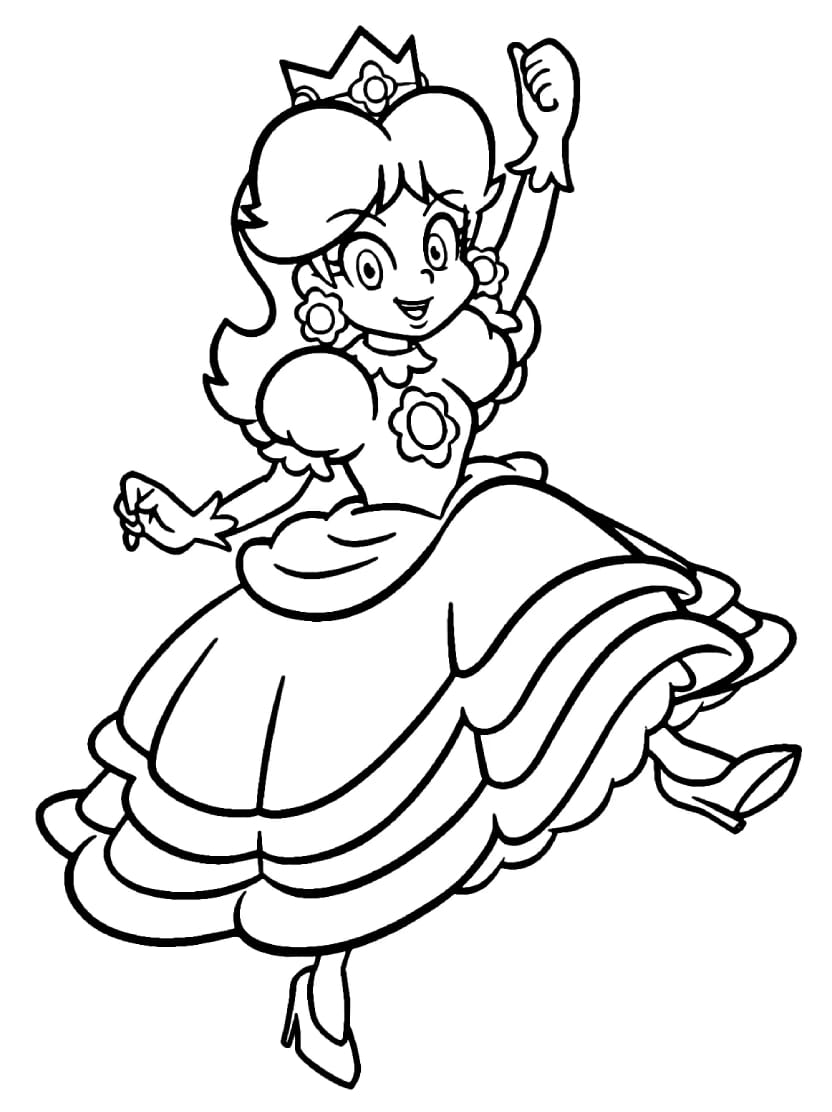 Coloriage Peach Pour Se Detendre Et Creer