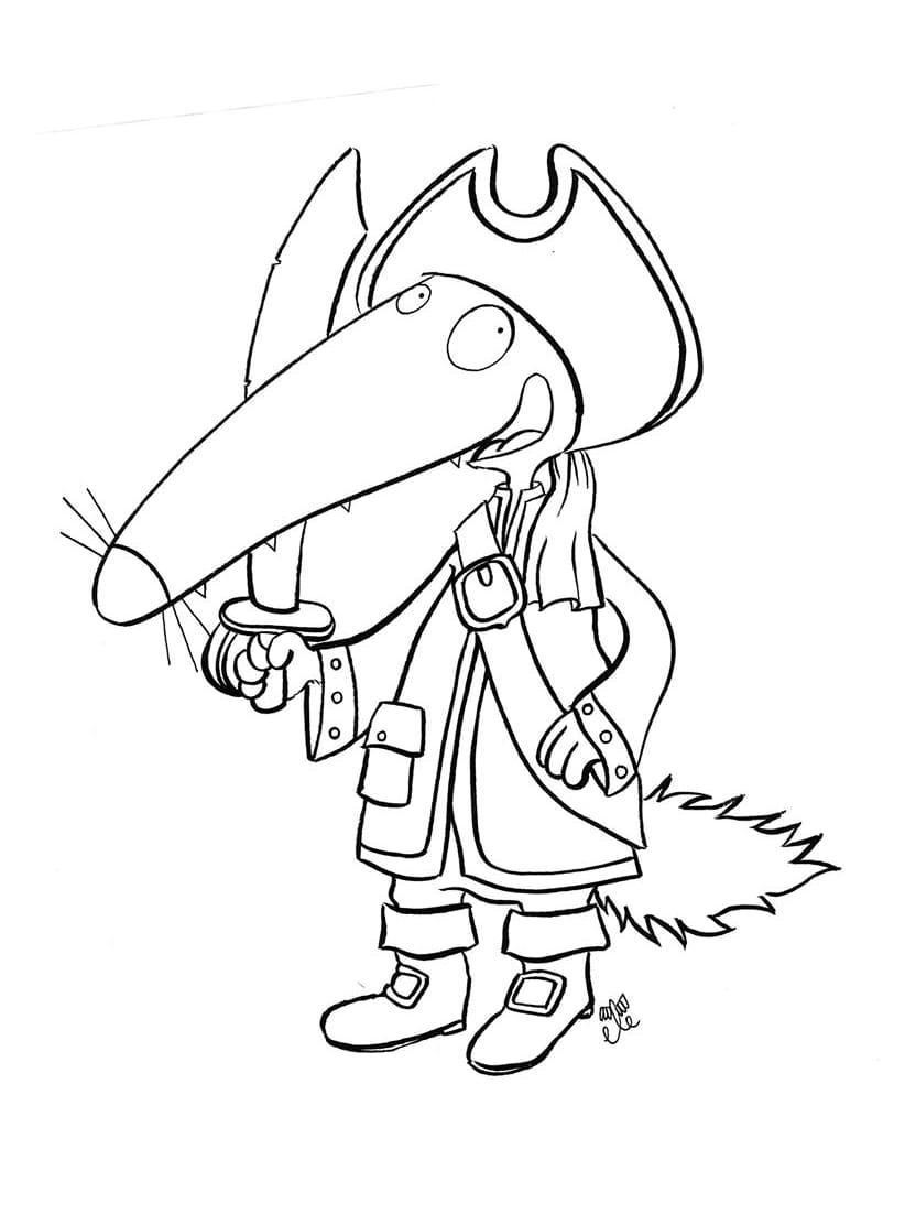 Coloriage Pirate Simple