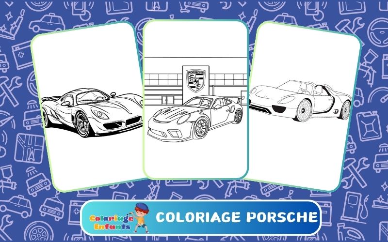 Coloriage Porsche