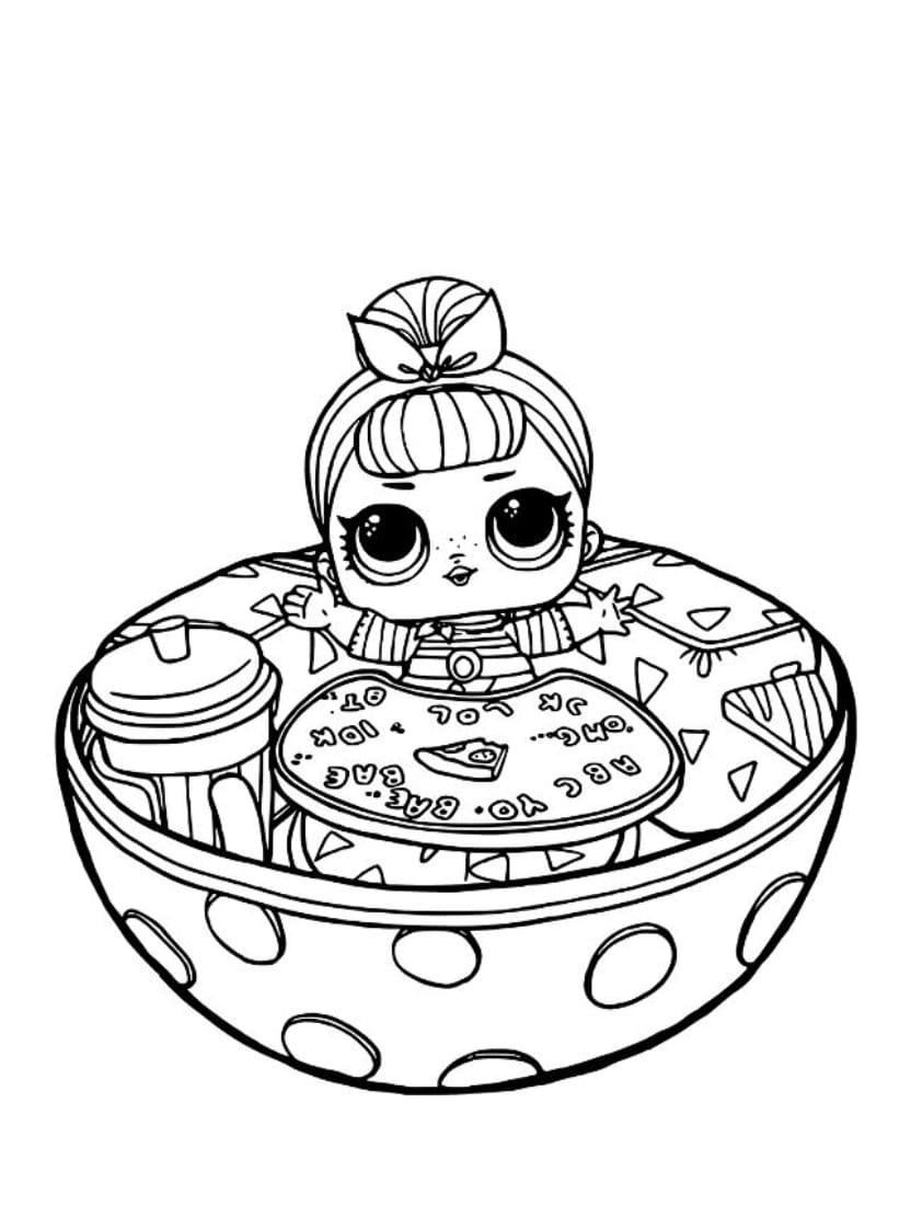 Coloriage Poupee Lol A Imprimer Avec Simplicite