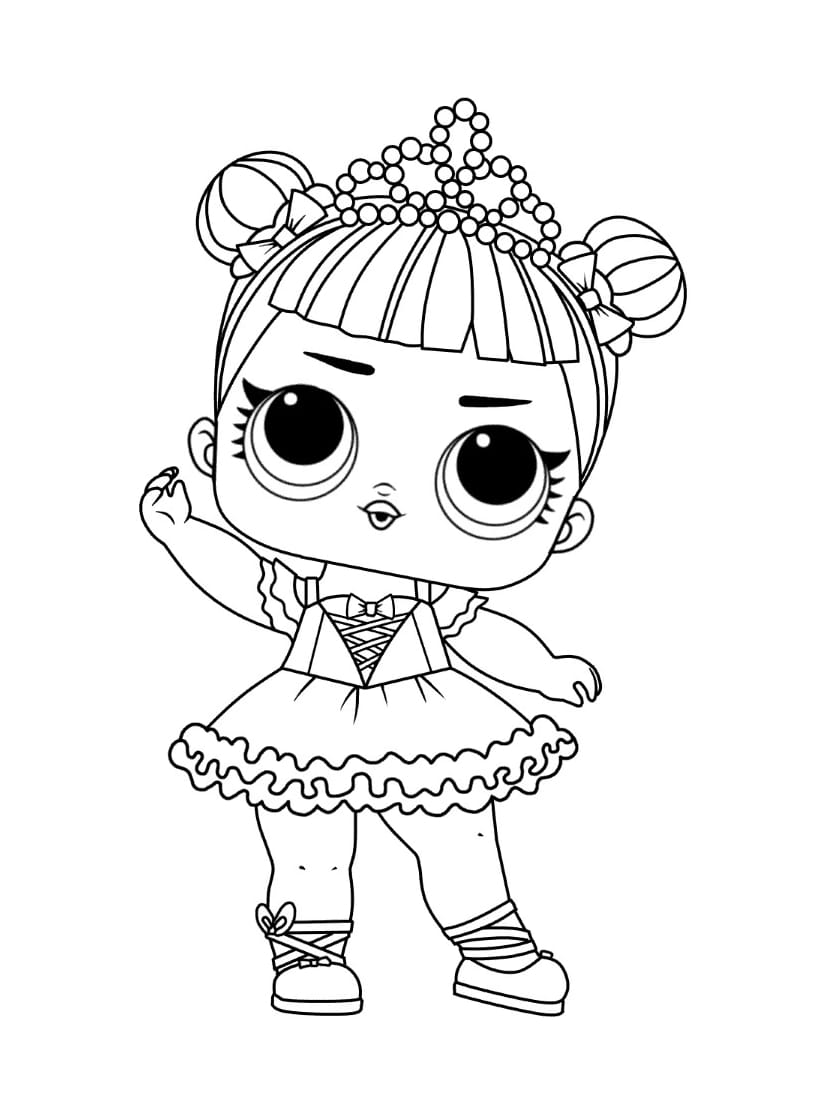 Coloriage Poupee Lol Creer Un Monde De Couleurs