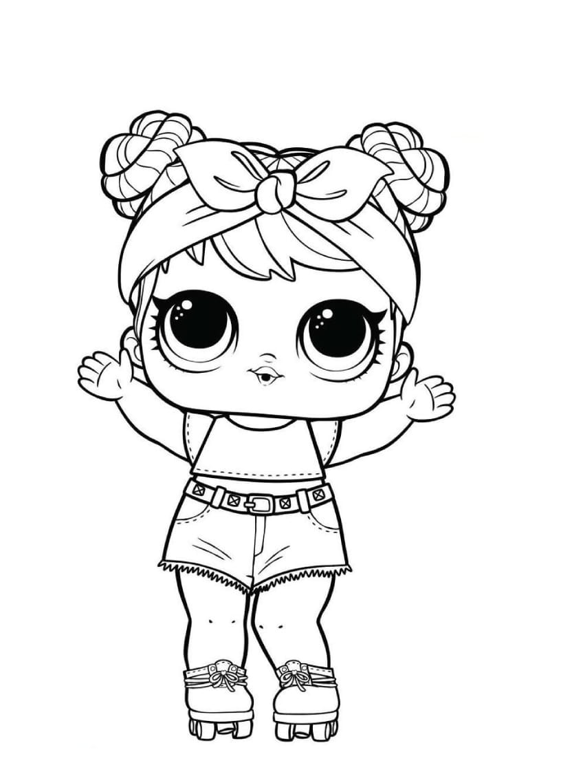 Coloriage Poupee Lol Dessins Couleur Pour Enfants