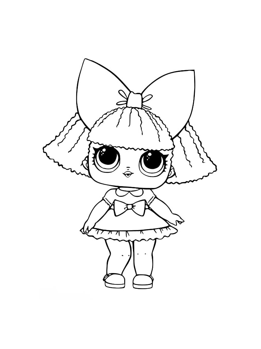 Coloriage Poupee Lol Inspirer Les Petits Createurs