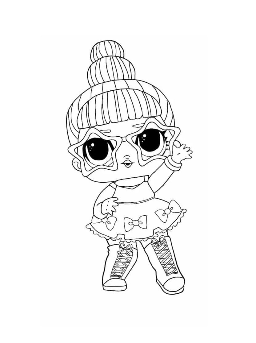 Coloriage Poupee Lol Mode Fantaisie Pour Enfants