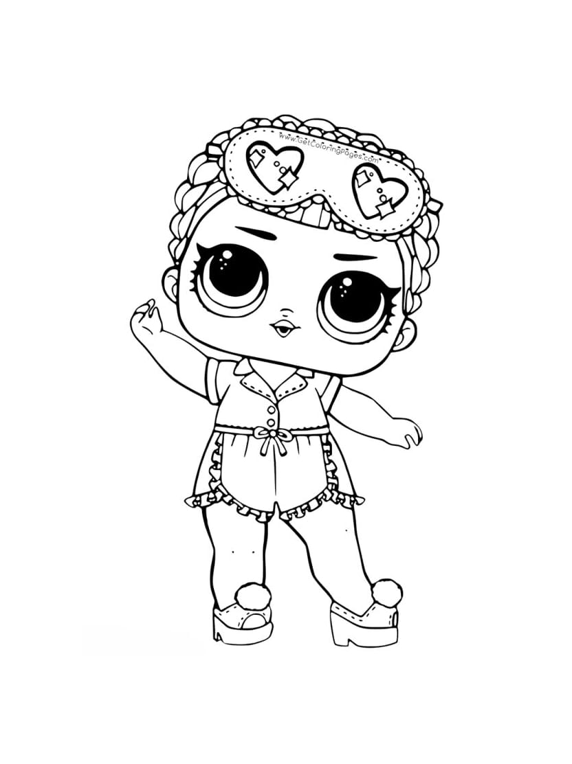 Coloriage Poupee Lol Pour Les Petites Fans De Jeux