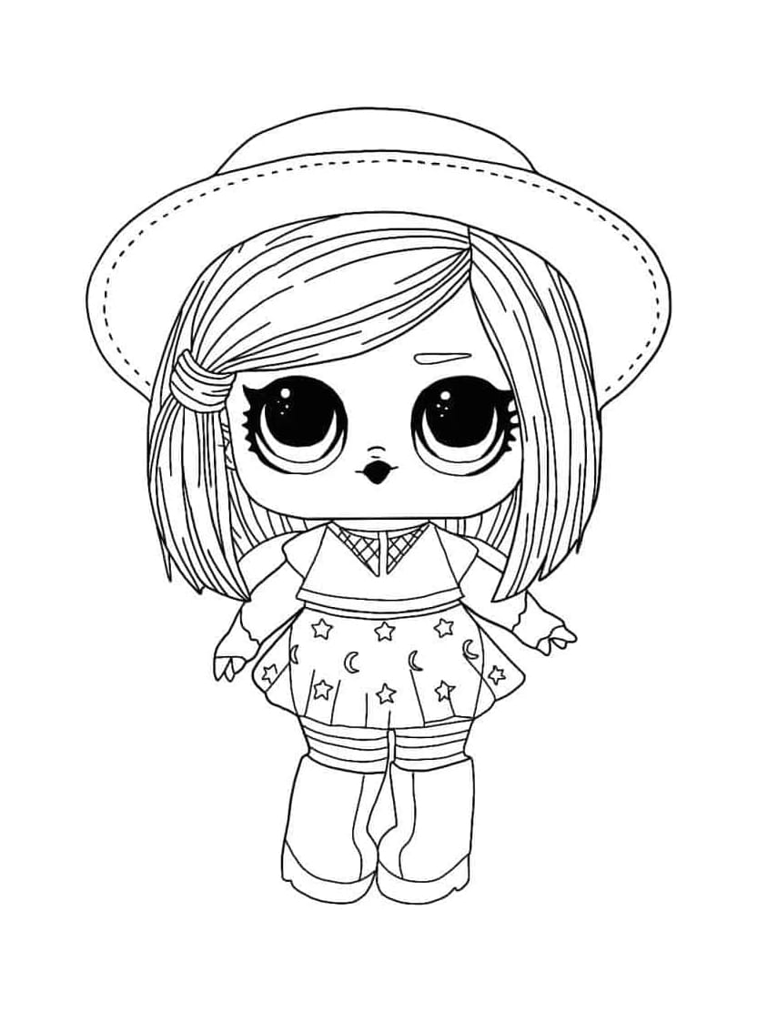 Coloriage Poupee Lol Pour Un Loisir De Saison