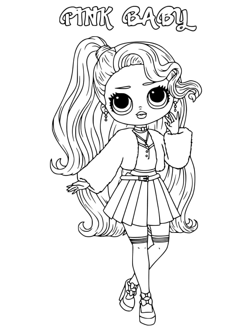 Coloriage Poupee Lol Un Univers Plein De Sourires