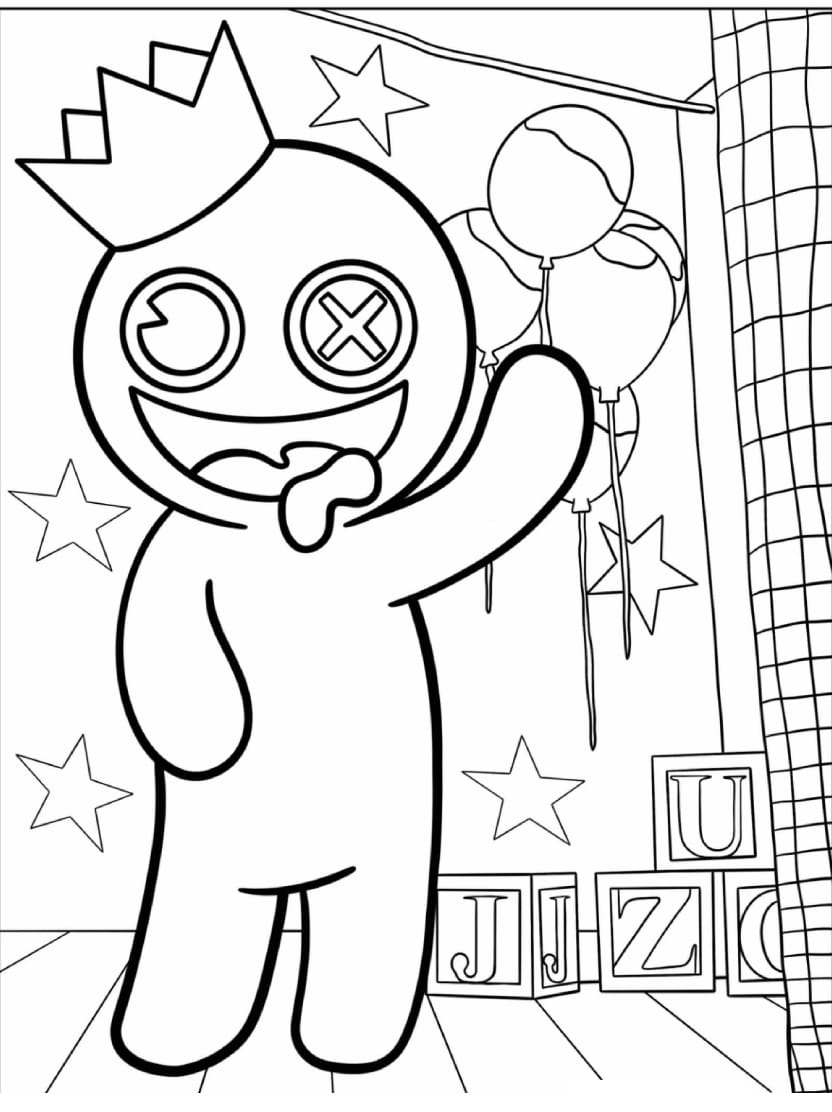 Coloriage Rainbow Friends Pour Amusement Sans Fin