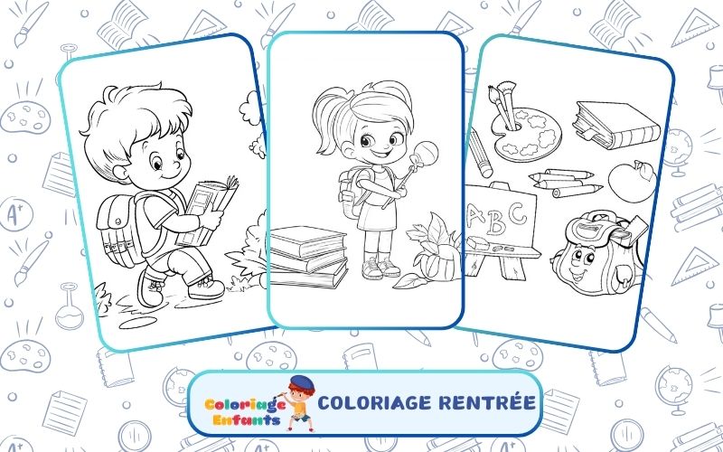 Coloriage Rentree