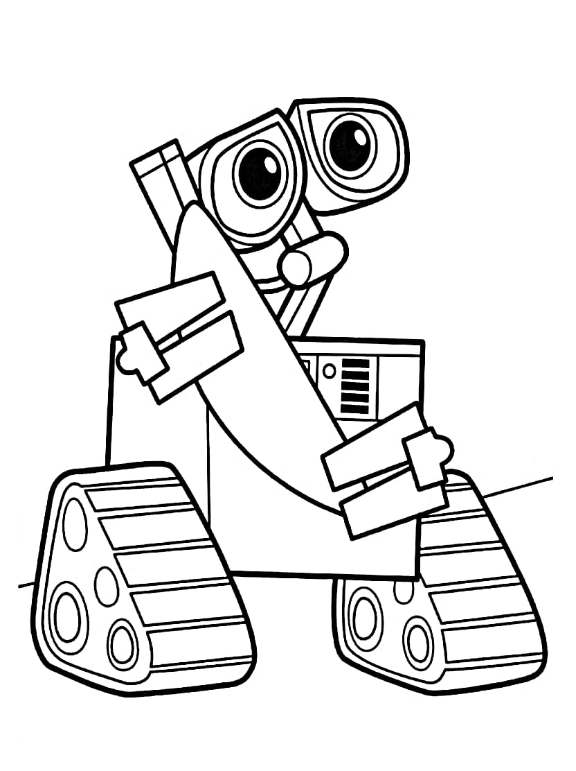 Coloriage Robot Pour Enfants