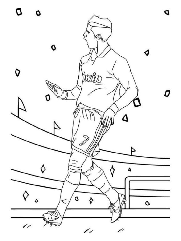 Coloriage Ronaldo Des Images Epoustouflantes Pour Les Fans