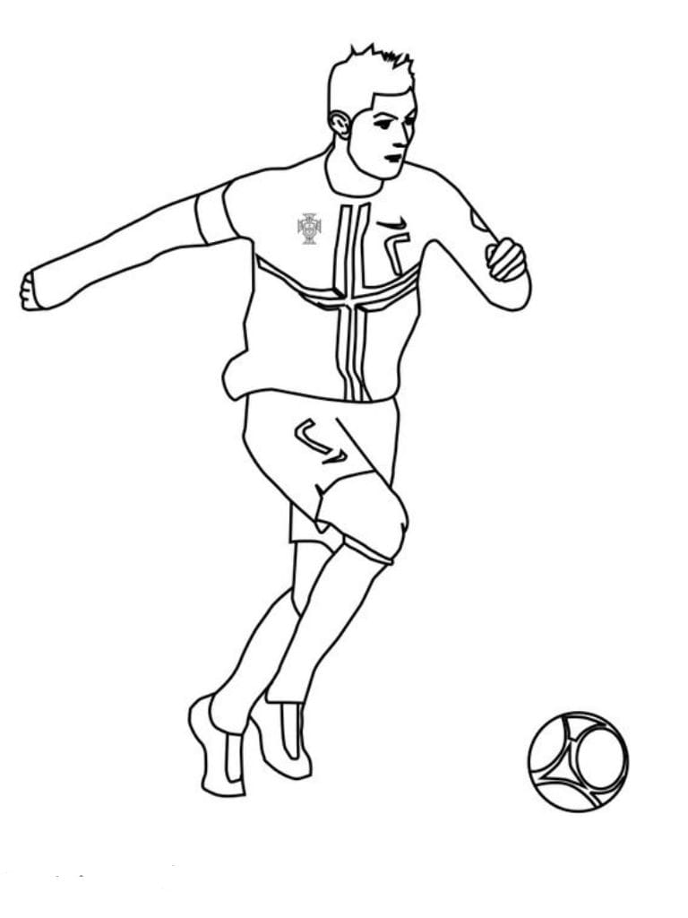 Coloriage Ronaldo Pour Revivre Ses Plus Grandes Victoires