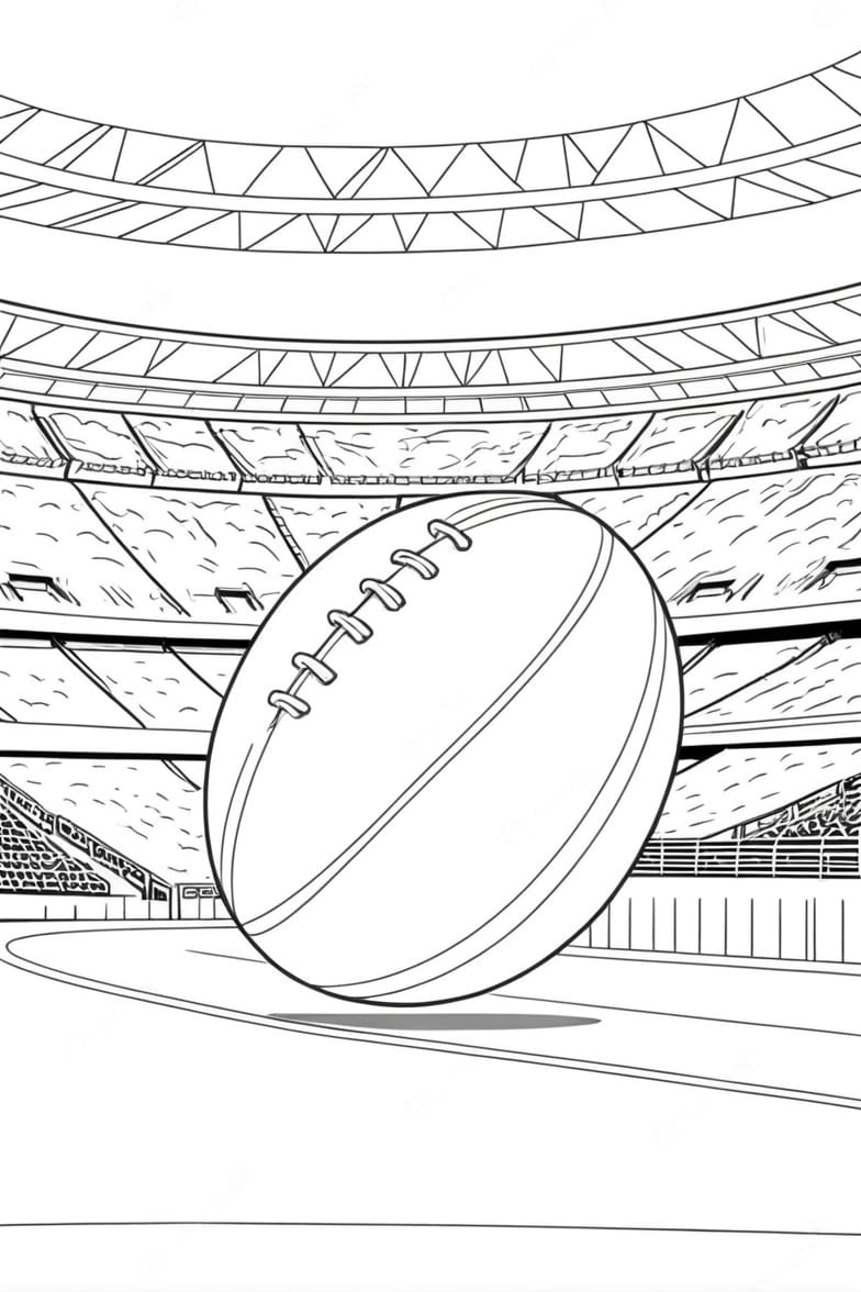 Coloriage Rugby Une Scene D Essai En Couleurs