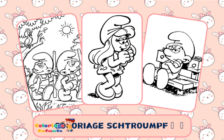 Coloriage Schtroumpf