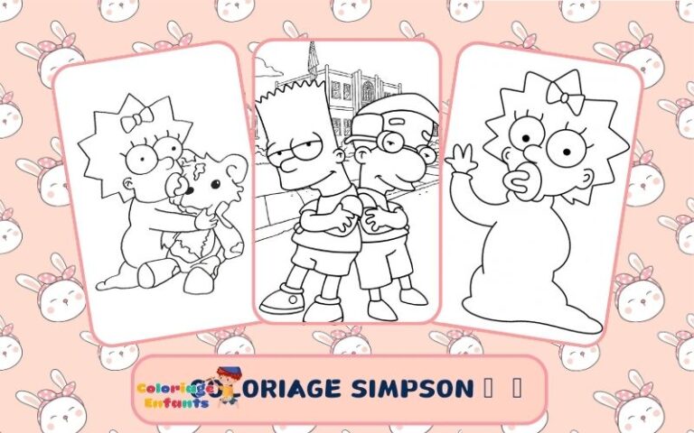 Coloriage Simpson