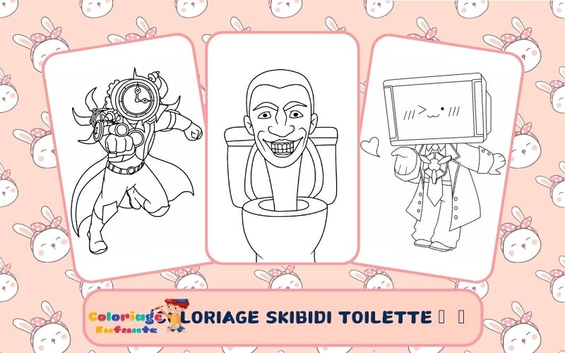 Coloriage Skibidi Toilette