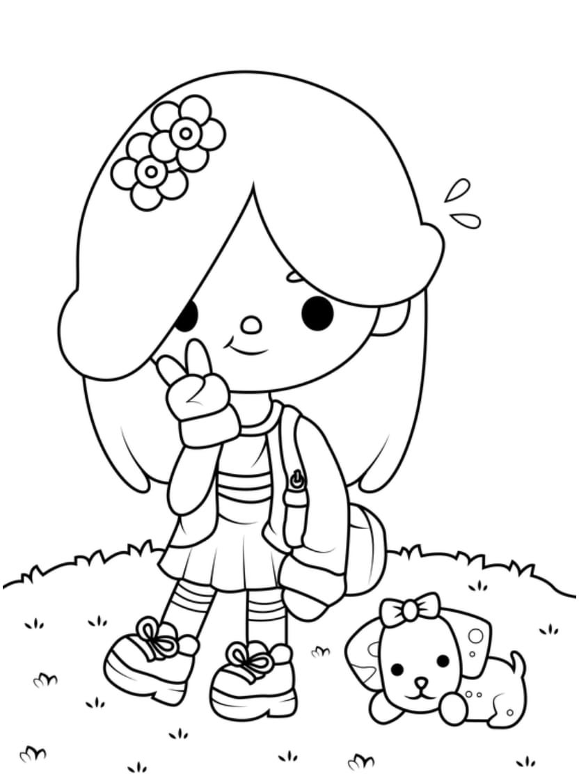 Coloriage Toca Boca Colorier Les Petites Figures Tres Cutes