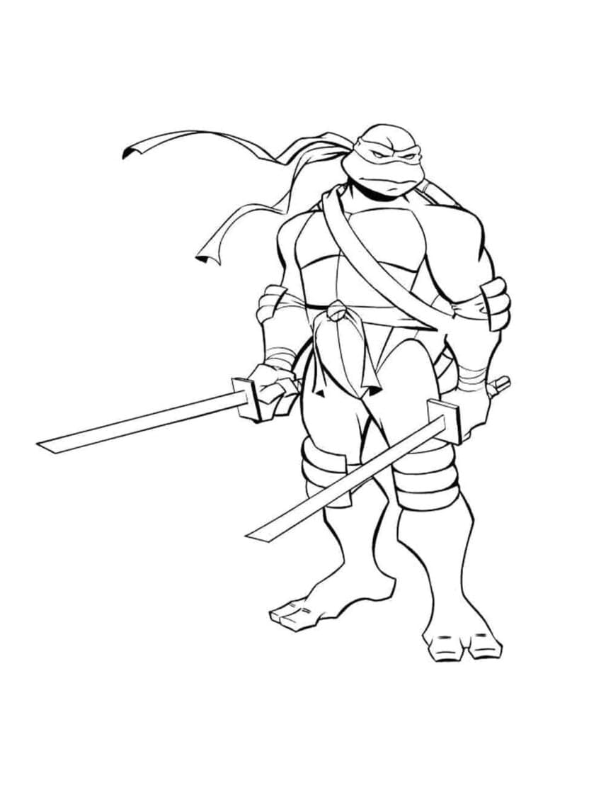 Coloriage Tortue Ninja Une Aventure Creative